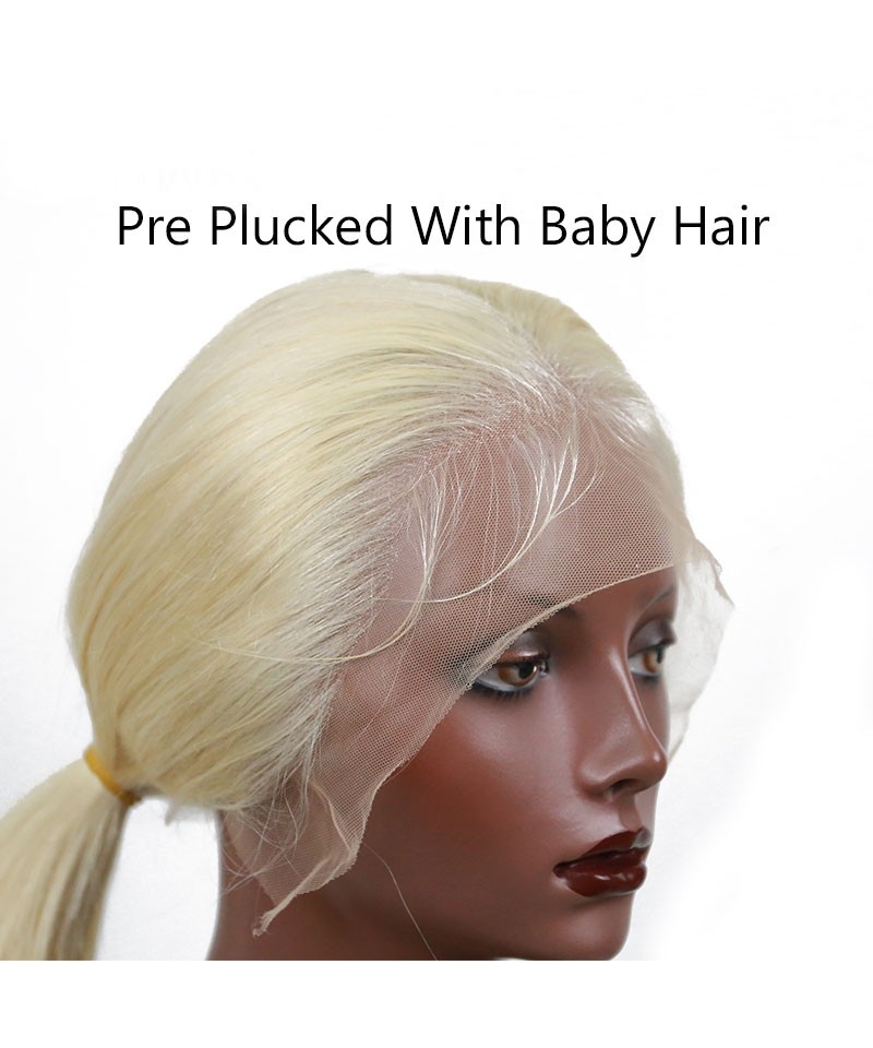Invisilace X Bob Blonde Lace Front Human Hair Wigs Density