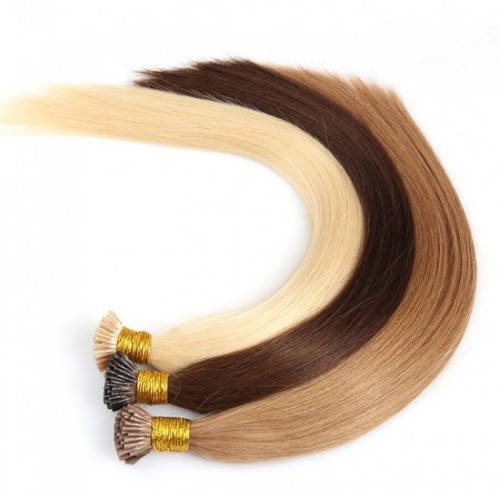 Invisilace Full Cuticle Aligned Remy Human Hair Double Drawn I Tip Fusion In Hair Extensions