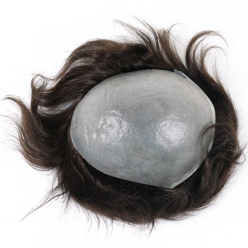 Invisilace Human Hair Men Toupee Men Hair Replacement 10"x8" Hair Piece Men Wig