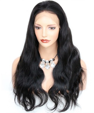 Invisilace Transparent Full Lace Wigs Human Hair Body Wave 200% Density 