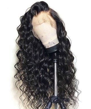 Invisilace Loose Wave Transparent Full Lace Wigs Human Hair 200% Density 