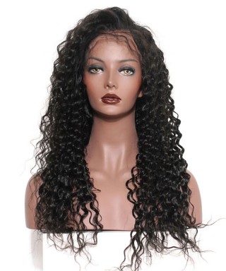 Invisilace 360 Lace Wigs Human Hair Deep Wave 150% Density
