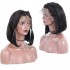 Invisilace Short Bob 360 Lace Front Human Hair Wigs 150% Density