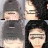 Invisilace Bob 13x6 Lace Front Human Hair Wigs Natural Black 150% Density