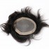 Invisilace Mono Base Replacement 10"x8" Human Hair Men Toupee For Bald