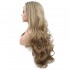 Invisilace 1B Blonde Ombre Wavy Long Synthetic Lace Front Wigs