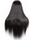 Invisilace Full Lace Human Hair Wigs Straight 150% Density For Women