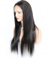 Invisilace Full Lace Human Hair Wigs Straight 150% Density For Women