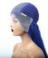 Invisilace Blue Wig 13x6 Lace Front Wigs Human Hair Straight 150% Density 