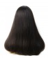 Invisilace Jewish Wigs Straight Human Hair 150% Density Kosher Sheitel Silk Top Wig