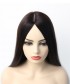 Invisilace Jewish Wigs Straight Human Hair 150% Density Kosher Sheitel Silk Top Wig