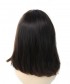 Invisilace Straight Human Hair Jewish Wig 150% Density Silk Top Wigs