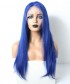 Invisilace Blue Wig 13x6 Lace Front Wigs Human Hair Straight 150% Density 