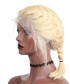 Invisilace 613 Blonde Bob Wig Straight Lace Front Human Hair Wigs 130% Density