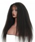 Invisilace 360 Lace Wigs Human Hair Kinky Straight 150% Density