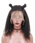 Invisilace Kinky Straight 13x6 Lace Front Wigs Human Hair Bob Wig 150% Density