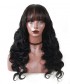 Invisilace 13x6 Lace Front Human Hair Wigs with Bangs Body Wave 150% Density
