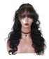 Invisilace 13x6 Lace Front Human Hair Wigs with Bangs Body Wave 150% Density