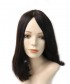 Invisilace Straight Human Hair Jewish Wig 150% Density Silk Top Wigs
