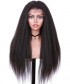 Invisilace Fake Scalp 13x6 Lace Front Wigs Kinky Straight 150% Density
