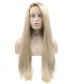 Invisilace Blonde Long Synthetic Lace Front Wigs Straight