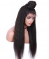 Invisilace Kinky Straight Full Lace Human Hair Wigs 150% Density 