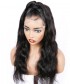 Invisilace Body Wave Full Lace Human Hair Wig 130% Density Natural Black 