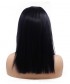 Invisilace Black Bob Wig Straight Synthetic Lace Front Wigs For Women