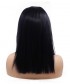 Invisilace Black Bob Wig Straight Synthetic Lace Front Wigs For Women