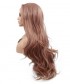 Invisilace Dark Pink Body Wave Long Synthetic Lace Front Wig 