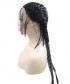 Invisilace Black Braid Synthetic Lace Front Wig