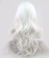 Invisilace Glow in the Dark Wig White Synthetic Lace Front Wigs Body Wave 