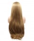 Invisilace Dark Blonde Straight Long Synthetic Hair Wig 
