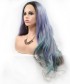 Invisilace Mixed Mermaid Color Synthetic Lace Front Wig 