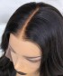 Invisilace Straight 6 Inch Deep Part 370 Lace Wigs Human Hair 150% Density