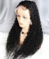 Invisilace 13x6 Lace Front Human Hair Wig Curly Natural Black Color 150% Density 