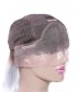 ilver Ash Grey Color Invisilace 13x4 Lace Front Human Hair Wig 150% Density Bob Transparent Straight Wig