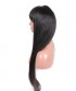 Invisilace Straight Human Hair 13x6 Lace Front Wigs with Bangs 150% Density