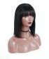 Invisilace Bob 360 Lace Front Wigs with Bangs Straight 150% Density