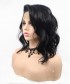 Invisilace Black Natural Wave Bob Wig Synthetic Hair Wig 