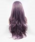 Invisilace Purple Wavy Synthetic Lace Front Wig 