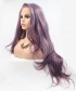 Invisilace Purple Wavy Synthetic Lace Front Wig 