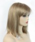 Invisilace Blonde Mono Top Half Machine Made Synthetic Wigs with Fringle