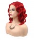 Invisilace Synthetic Lace Front Wigs Short Bob Red Wig