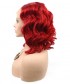 Invisilace Synthetic Lace Front Wigs Short Bob Red Wig