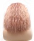 Invisilace Peach Pink Bob Wig Curly Synthetic Lace Front Wigs 