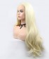 Invisilace 613 Blonde Long Straight Synthetic Lace Front Wigs For Women 