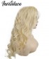 Invisilace Human Hair 360 Lace Frontal Wig Body Wave #613 Blonde Color