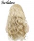 Invisilace Human Hair 360 Lace Frontal Wig Body Wave #613 Blonde Color