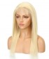 Invisilace Straight 360 Lace Frontal Wig Human Hair #613 Blonde Color 150% Density